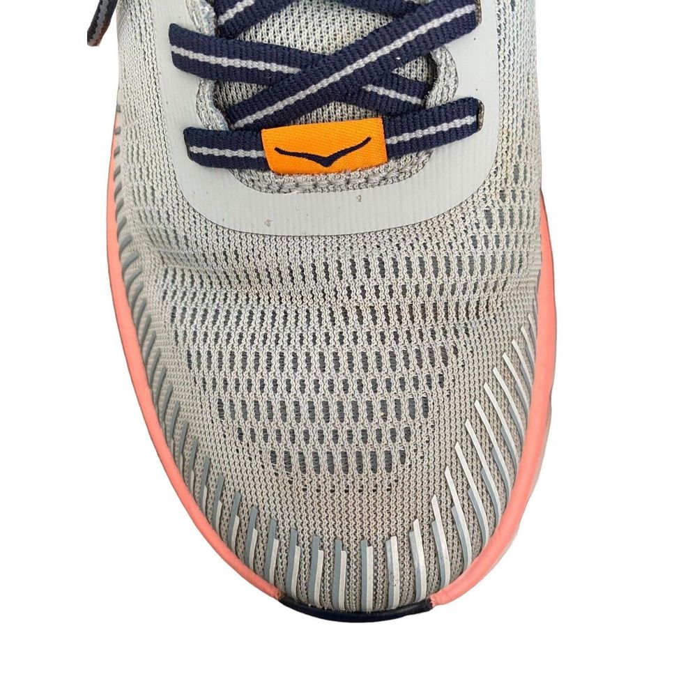 Hoka One One Womens 8.5 Bondi 7 Running Walking Cushion Comfy Workout Blue Shoes - Picture 6 of 13